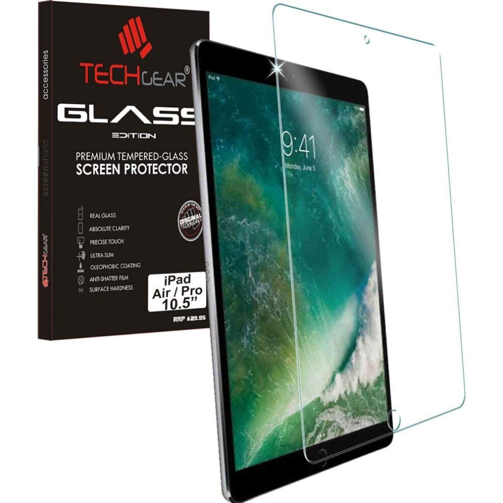 TECHGEAR Anti-Glare Screen Protector for iPad Pro 10.5", iPad Air 10.5" - MATTE GLASS Edition Genuine Tempered Glass Screen...