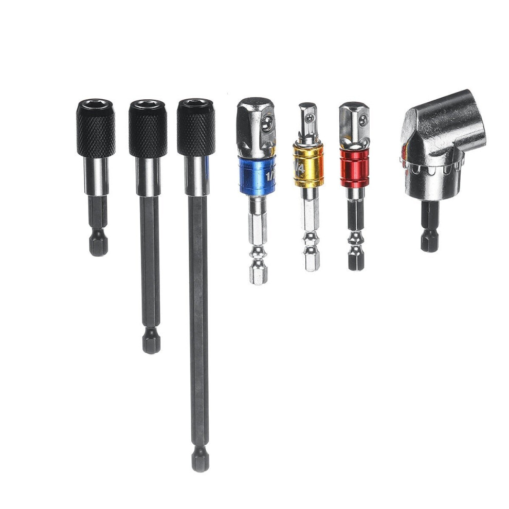 7pcs 105 Degree Right Angle Driver Hex Screwdriver Bit Holder Screwdriver Driver Socket Repair Tool-image-OPC-P995YKJ-NEW