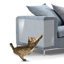Cat Scratch Furniture 6Pack X-Large Cat Scratch Deterrent Cat Scratching Guard Cat Couch Protector Cats Furniture Protector Cat sofa protector Ca