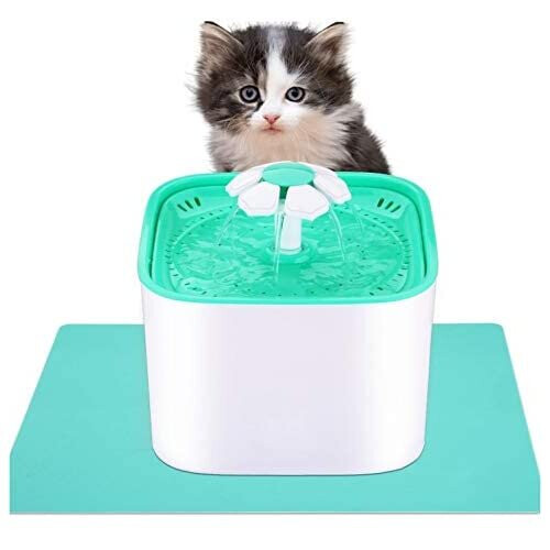 Pet Friend Cat Fountain 2 Litre Clean Purified Fresh Water Drinking Bowl For Cats And Small Dogs
