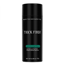 THICK FIBER Hair Building Fibres for Thinning Hair (Pack of 1 DARK BROWN) | Hair Powder for Thinning Hair 25g Bottle | Make Hair Look Thicker in