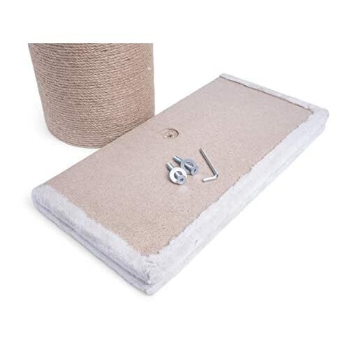 Petface Big Boy Cat Scratcher, Cream 2