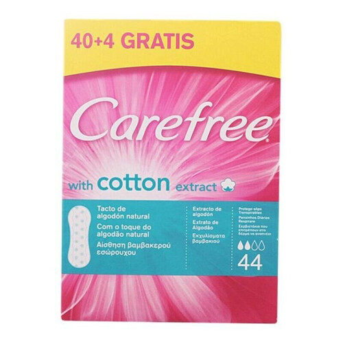 Carefree With Cotton Extract Pantyliners 44 Units