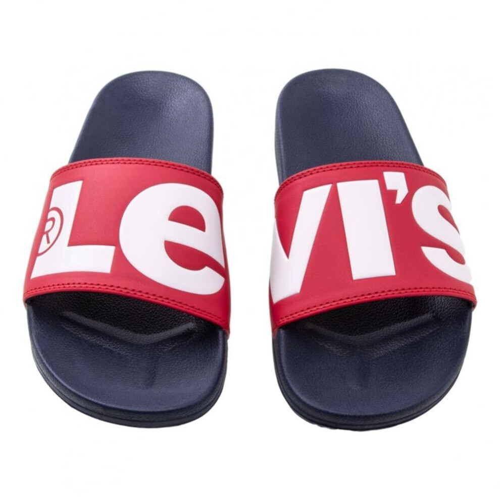 Levi's Levis June L Flip Flops - Regular Red Size: UK 9, Colour: