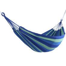 (Blue) Outdoor Portable Garden Canvas Hammock