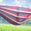(Blue) Outdoor Portable Garden Canvas Hammock 9