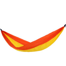 (Orange + Yellow) 2 People Outdoor Leisure Hammock for Camping Travel