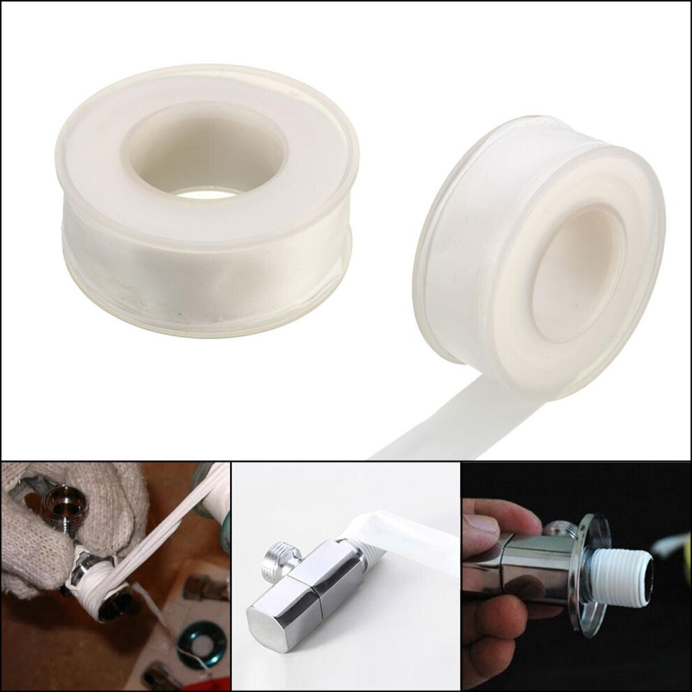 1Pcs 20M Ptfe White Thread Pipe Tape Plumbers Seal Ring Tape 18X0.1mm 3654659055217