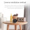 (White) Mini Wearable Camera 1080P IP Night Vi sion Micro Cam 6