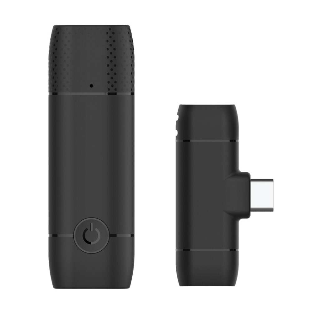 (Type-C) 2.4G Wireless Lavalier Microphone Portable Audio Video Recording Mini Collar Clip Mic for iPhone Type-C Mobile Phone