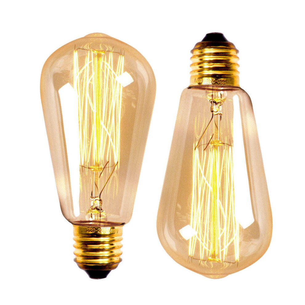 (220V) E27 60W Edison Bulb Antique Filament Lamp Retro Vintage Light 220V/110V