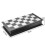 Chess Game Silver Gold Pieces Folding Magnetic Foldable Board Contemporary Set 8