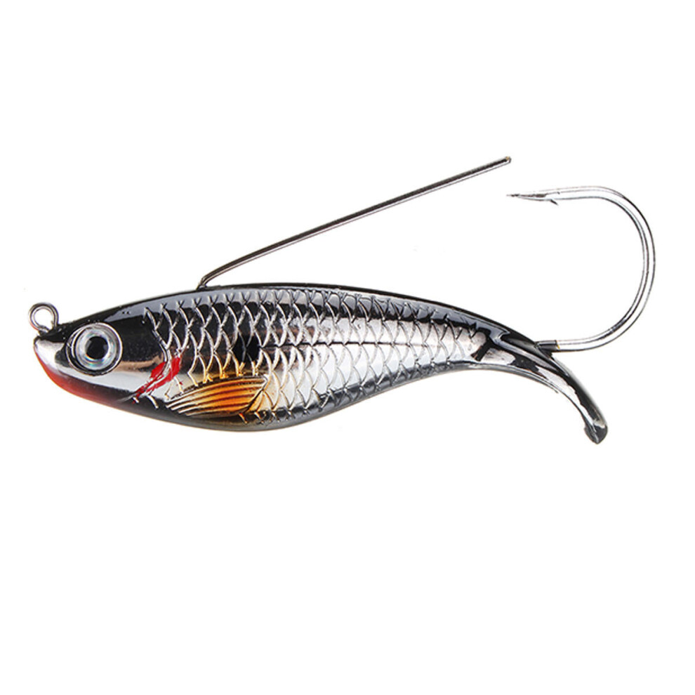 (E) 8.5cm/ 21.5g Spoon Minnow Saltwater Anti-hitch Crankbait Snapper Hard Bait Wobblers Fishing Lure