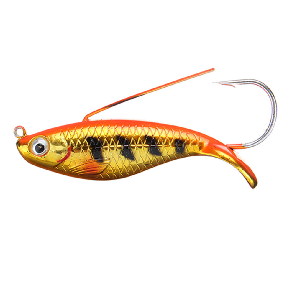 (A) 8.5cm/ 21.5g Spoon Minnow Saltwater Anti-hitch Crankbait Snapper Hard Bait Wobblers Fishing Lure