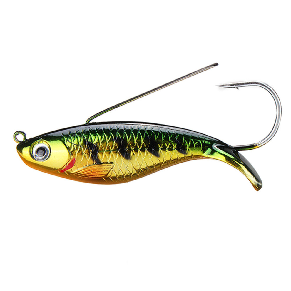 (B) 8.5cm/ 21.5g Spoon Minnow Saltwater Anti-hitch Crankbait Snapper Hard Bait Wobblers Fishing Lure