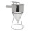 GreenZech Imbuto conico Utensili in acciaio inox Octopus Fish Balls Kitchen Tool 6
