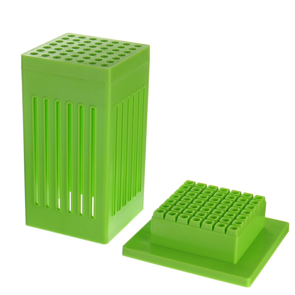 (Green) 49 Holes Meat Skewer Beef Maker Box Grill Barbecue Tools