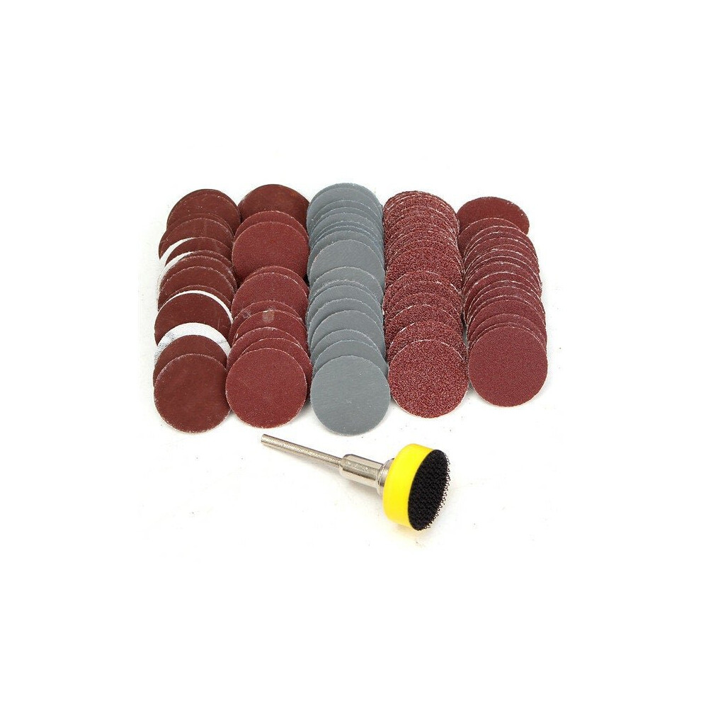 100Pcs 25Mm 100-3000 Grit Sand Paper With Hook And Loop Backer Pad Sandpaper 3654659285379