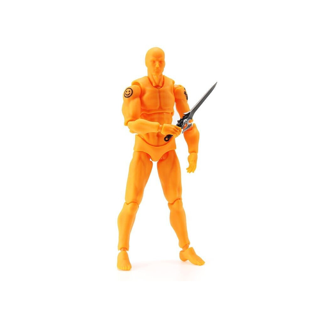 Deluxe Edition Orange Male Style PVC Action Figure Toys Collectible Model Dolls Toy