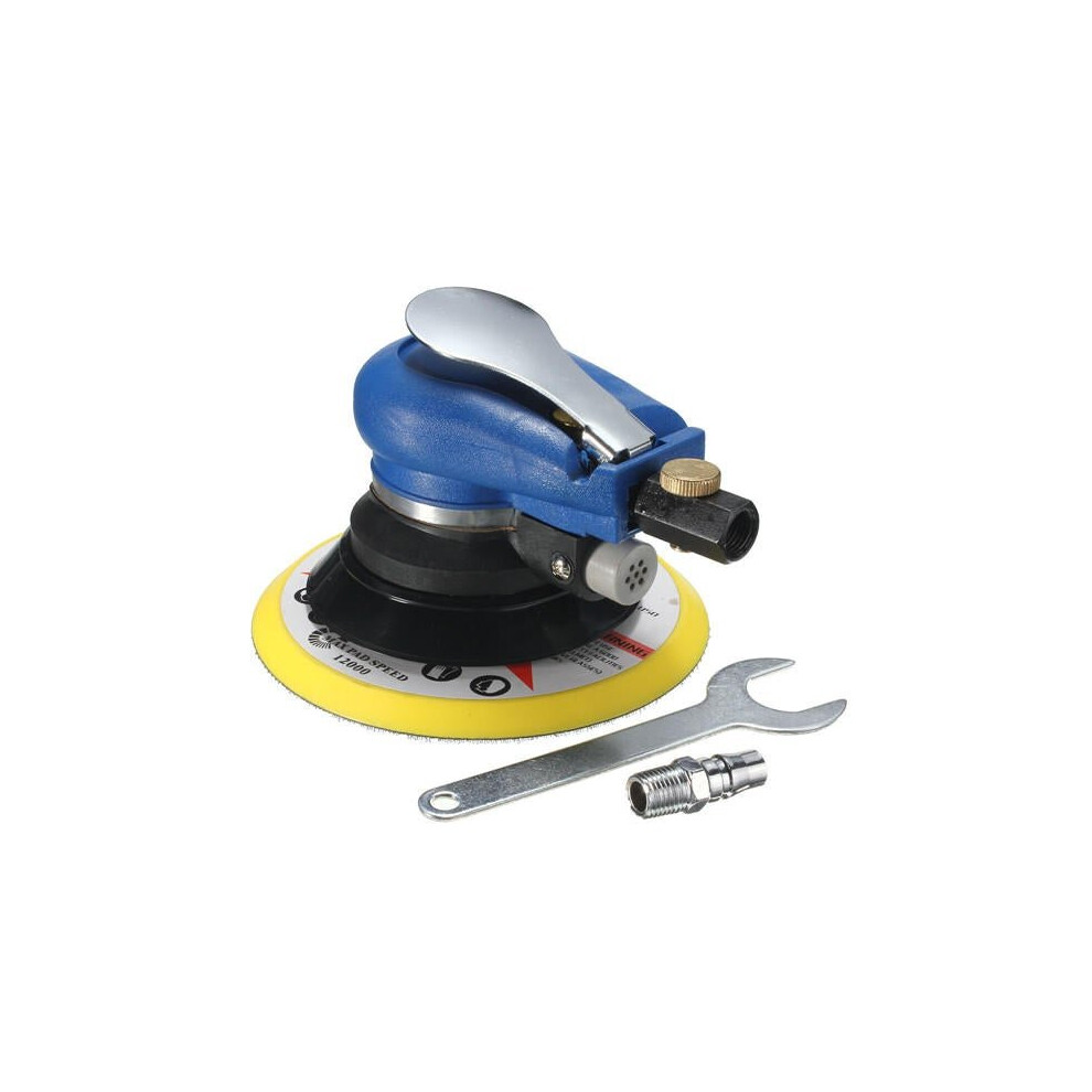 6 Inch Air Random Orbital Palm Sander Sanding Pad Vacuum Polisher 3654659045492