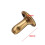 (6x6mm) 50Pcs Brass Copper Double Sided Rivets Nails Leather Hardware Accessories 12