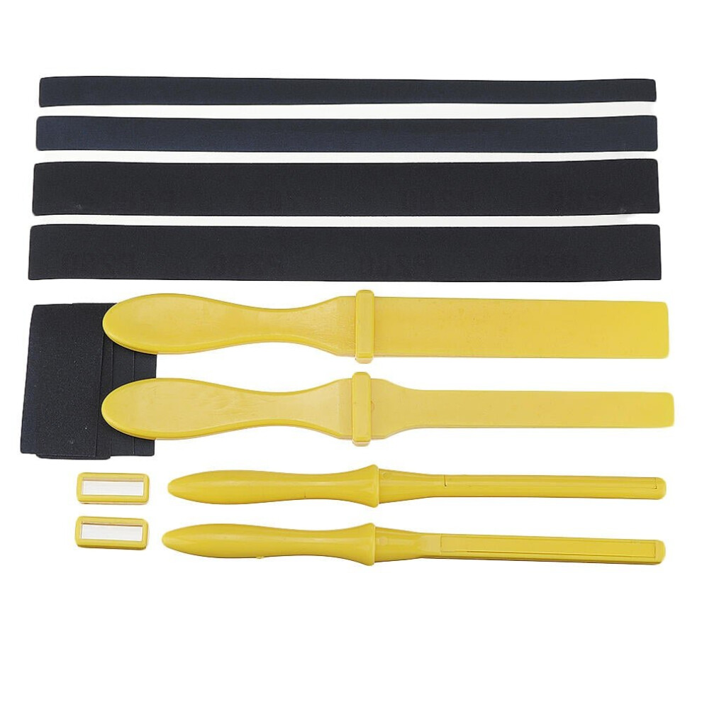 Manual Sandpaper Clamp Sanding Stick Plastic Straight Edge Roll Stick