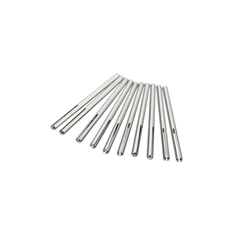 10Pcs 3mm Shank Sandpaper Clamp Bar for Electric Grinding Tools