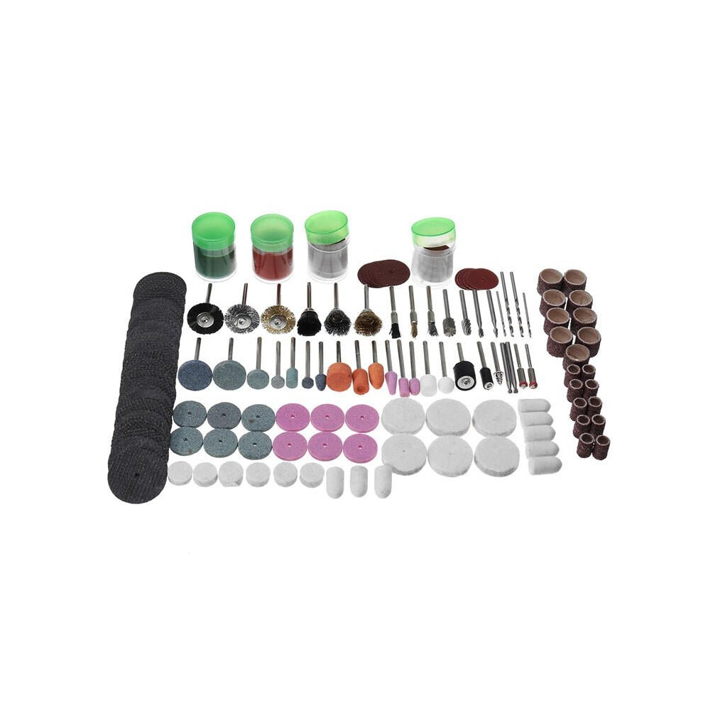 180Pcs 1/8 Inch Shank Rotary Tool Accessories Set Polishing Cutting Grinding Bits For Dremel 3654659278135