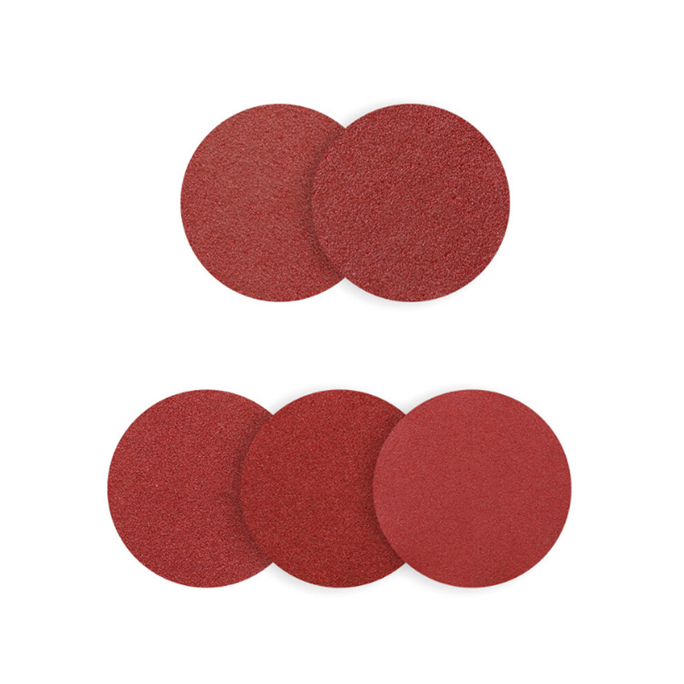 100pcs 5 Inch Sandpaper Pads Set 60/80/100/120/240 Grit Sander Disc Abrasive Fit Polishing Tools