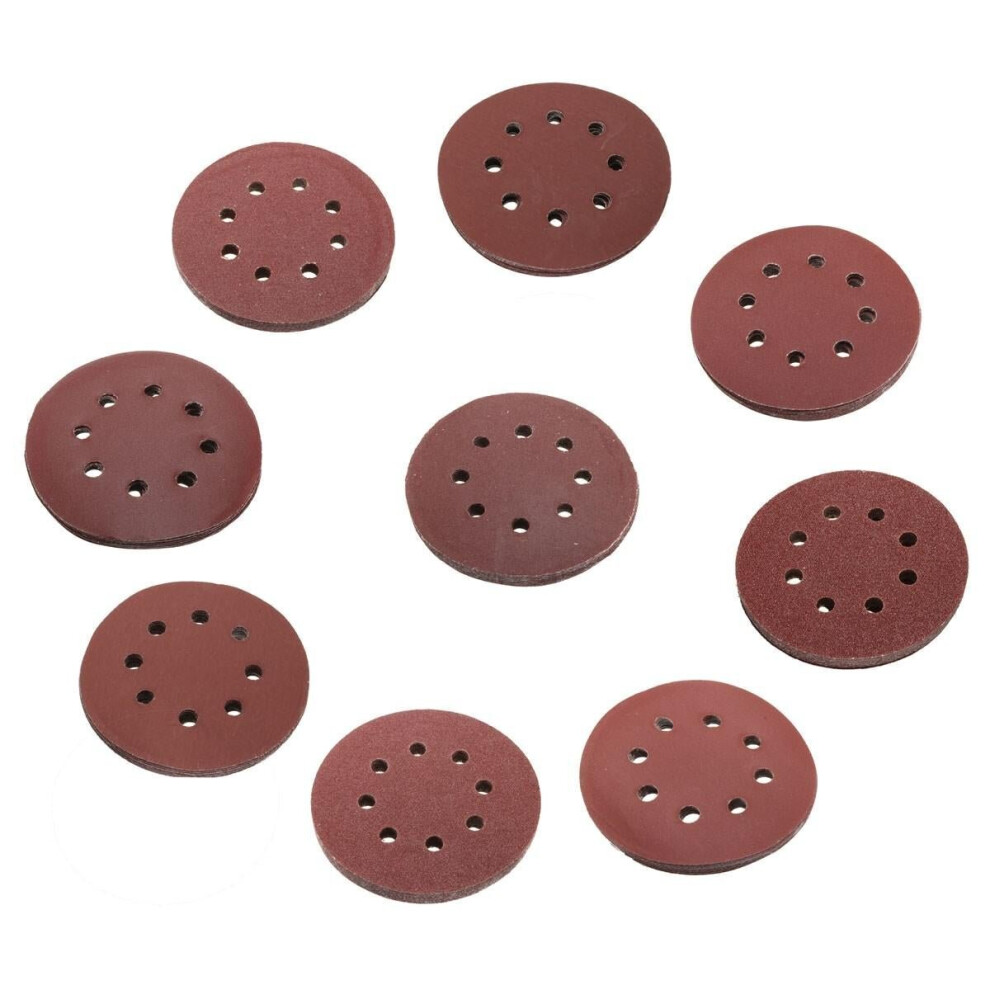(1000#) 10Pcs 8 Holes Abrasive Sand Discs Sanding Paper 60-2000 Grit Sandpaper 3654659299987