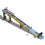 Hot Wheels launching track Mario Kart junior 2,43 meter blue 2
