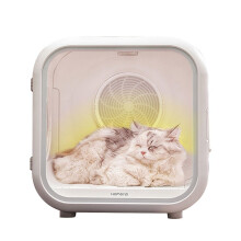 Pet Drying Bo* 900W Temperature Control Autoxic Hair Dryer with 3 Channel Air System Small Window Design