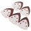 50pcs 90mm 40-180 Grit Sanding Sheets Triangle Sander Grinder Backing Paper Pads 7