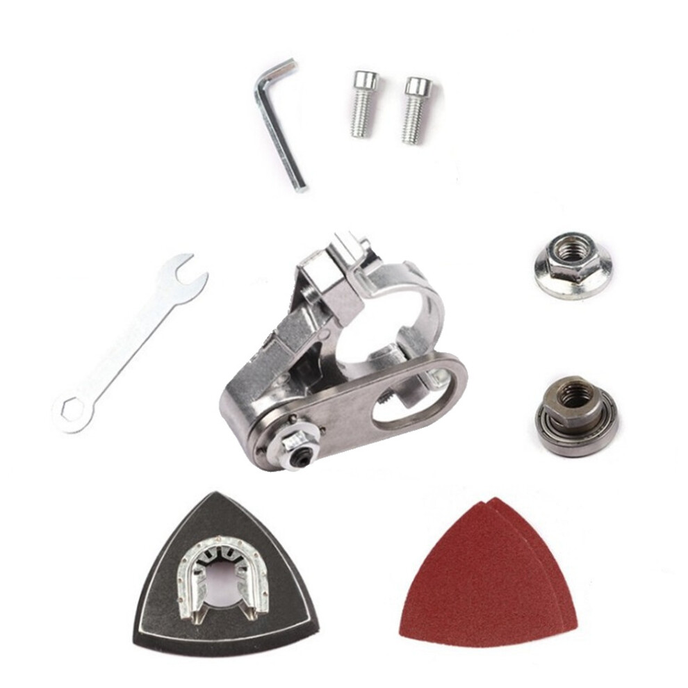Angle Grinder Conversion Head With Sanding Disc Change Into Oscillating Trimming Machine For Woodworking 3654657504694