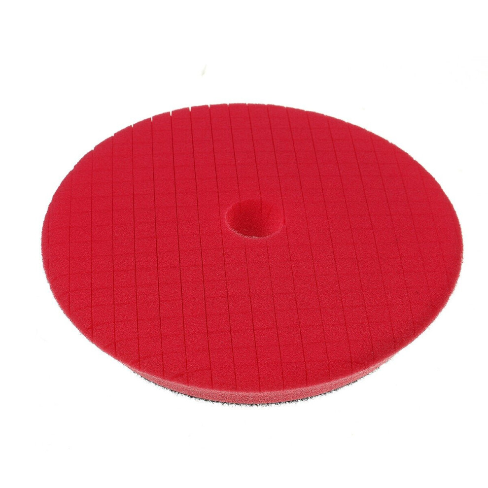 (Red) 6 Inch Polishing Buffing Pad Abrasive Disc Sponge Foam Pad