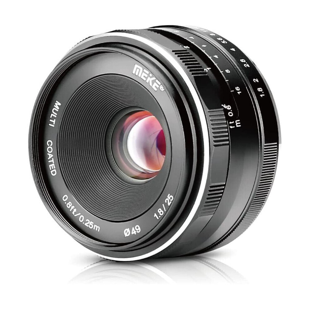 (Olympus M43) 25mm F1.8 Wide Angle Manual Lens APS-C Micro Lens for Nikon Z N1 for Fuji X for Olympus M43 for Sony E Mount Camera