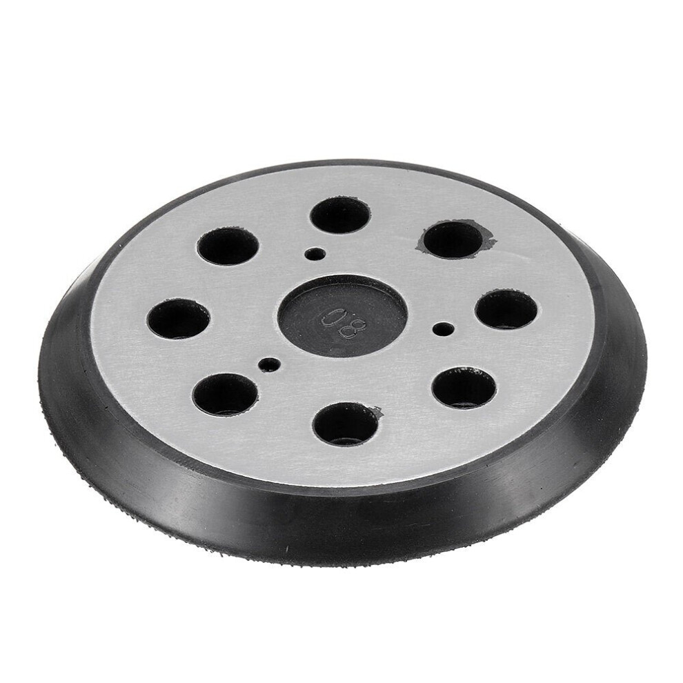 5 Inch 125mm 8 Holes Polishing Pad Hook Loop Sander Pad for Black Deck Makita