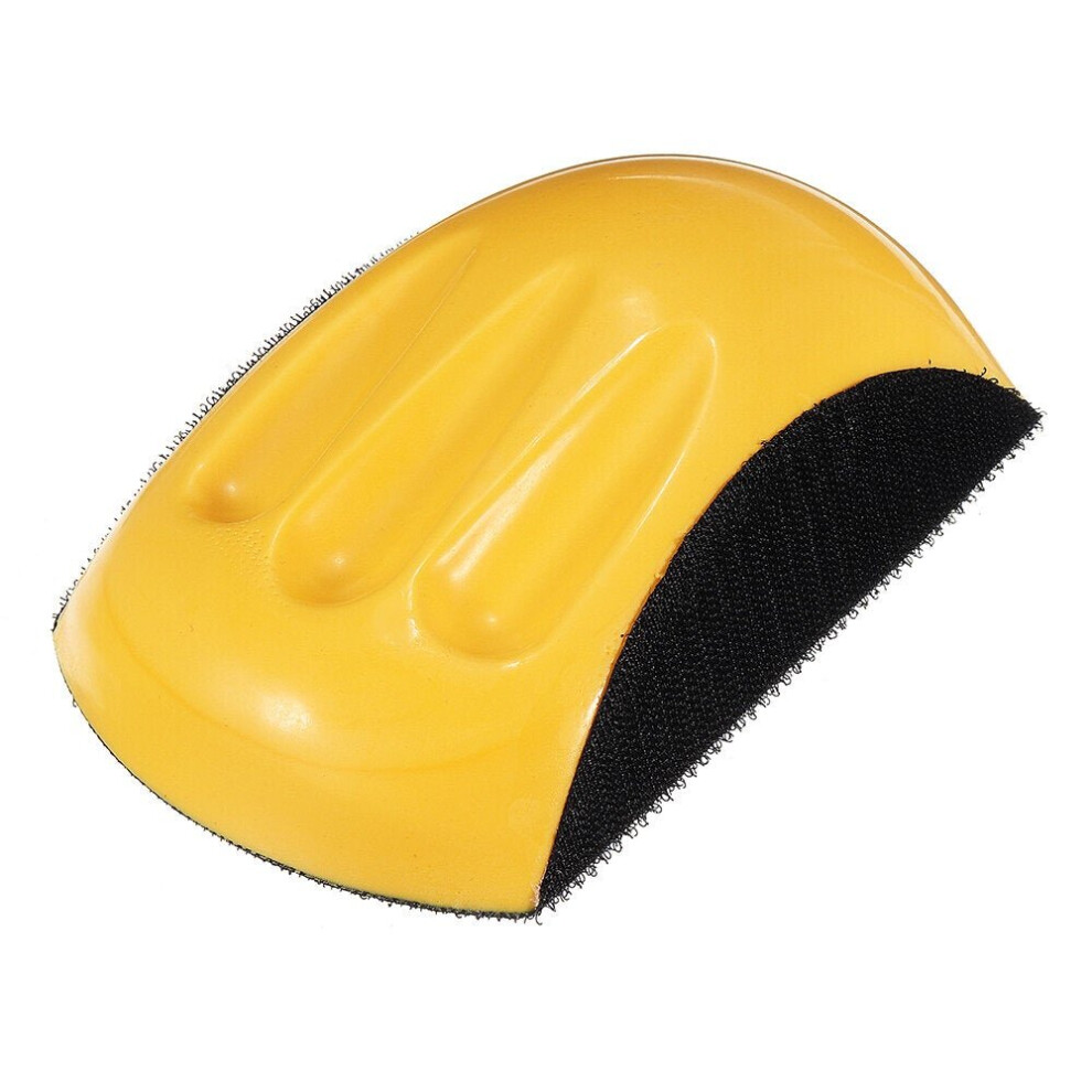6 Inch Hand Held Sanding Block Sander Self-adhesive for Sandpaper, Wool Sponge Woodworking