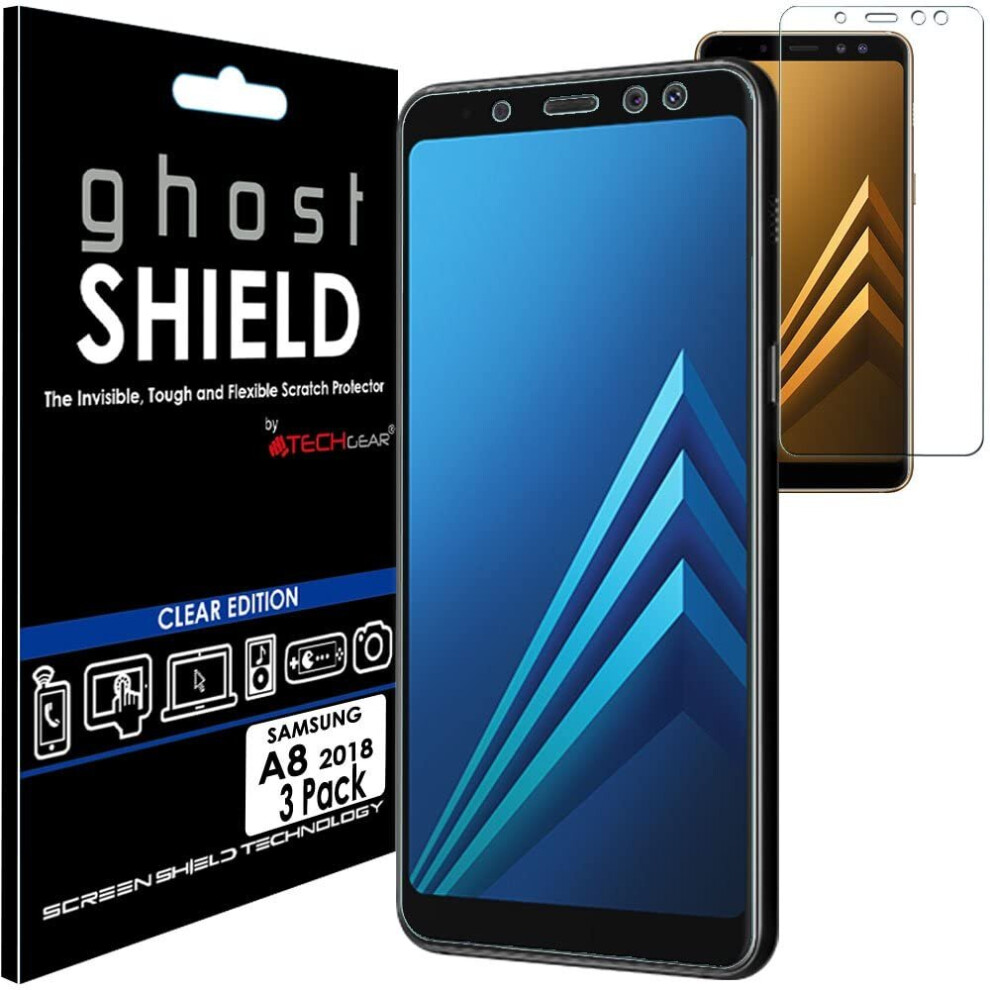 Techgear [3 Pack] Screen Protectors To Fit Samsung Galaxy A8 2018 (Sm-A530 Series) [Ghostshield Edition] Genuine Reinforced...