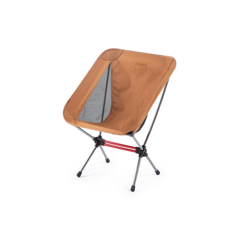 (Yellow) Camping Folding Chair 600D Wear Resisting Non-slip Beach Fishing Chair Ultralight Portable Leisure Travel Max Load 120kg