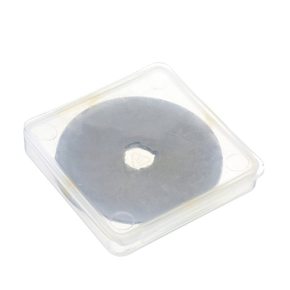 (1 x 5pcs/box Blade) 45mm Rotary Cutter Leather Cutting Tool Fabric Cutter Circular Blade DIY Sewing