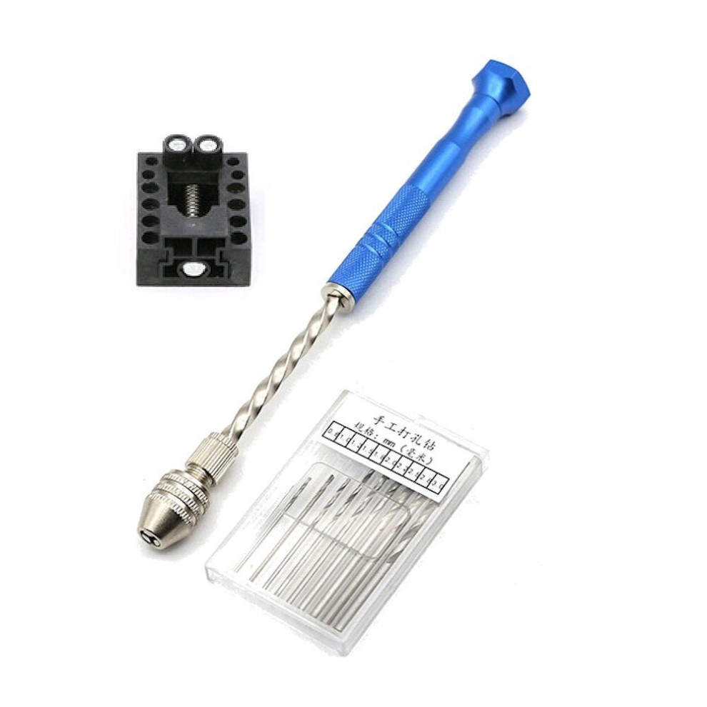 () 0.5-3mm Clamping Upgrade Hand Drill Three-jaw Type Semi-automatic Manual Drilling Fast