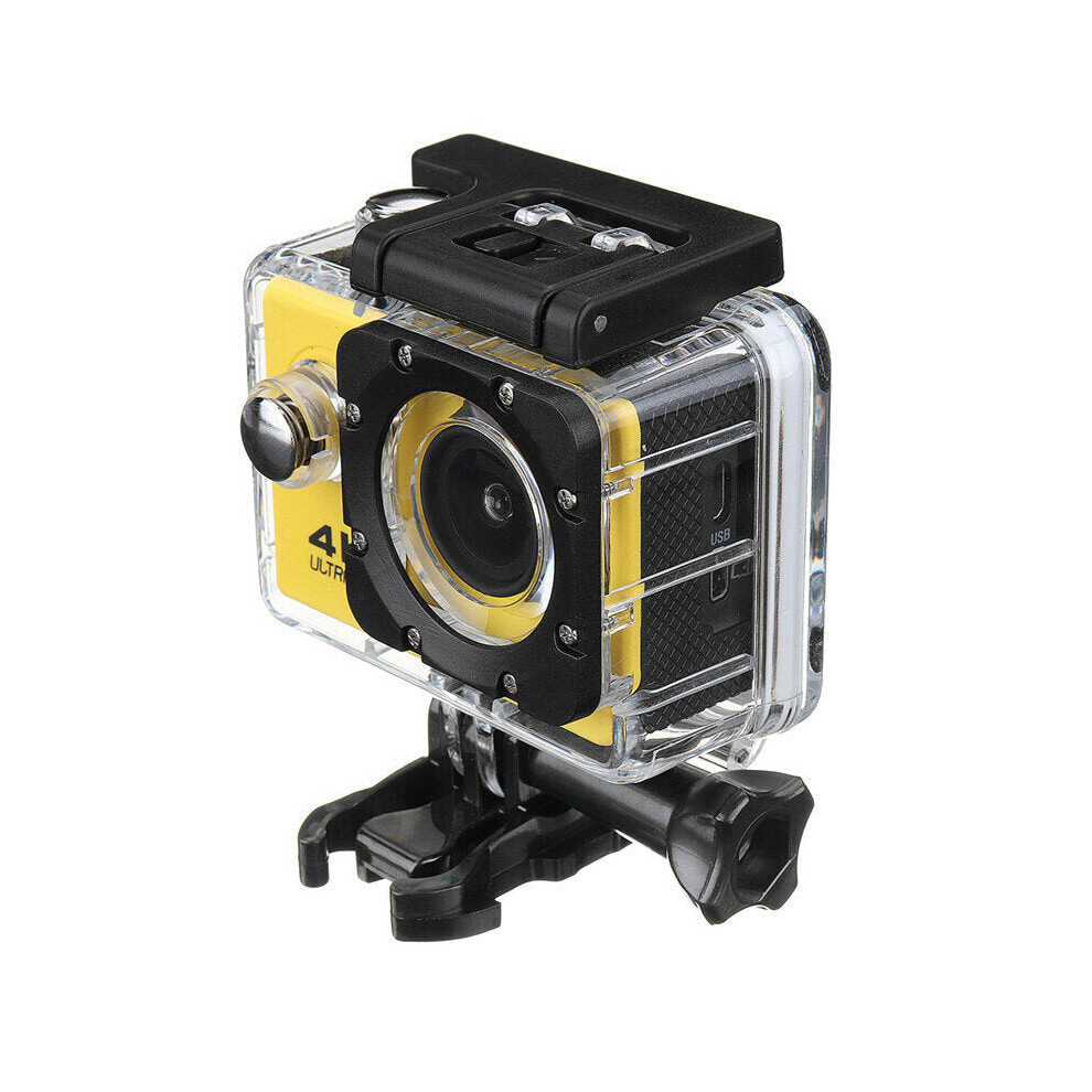 (Yellow) Wifi 2Inch 1080P Ultra HD Waterproof Sport Camera Action DVR Camcorder