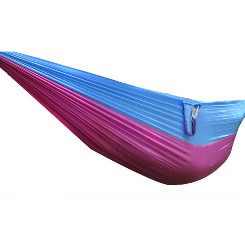 (Red) Camping Hammock Hold Up to 660 Lbs Portable Lightweight with 2 Straps Carabiners Carrying Bag