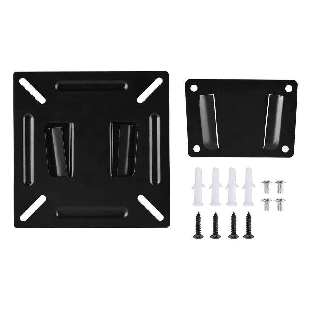 Wall Mount Stand Bracket for 12-24 Inch LCD LED Monitor TV, Maximum Loading 10KG, VESA 75/100