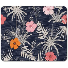 Cute Tropical Hawaii Print Mouse Mat Pad - Floral Hibiscus Gift Computer #13243