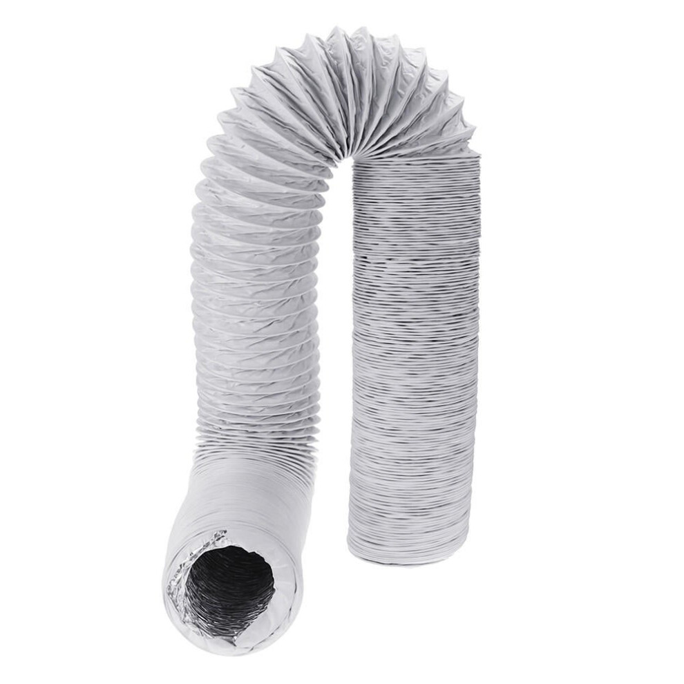 (White) 8cm Dia 7m Long Universal Portable Air Conditioner Spare Parts Exhaust Hose Vent Tube Connector