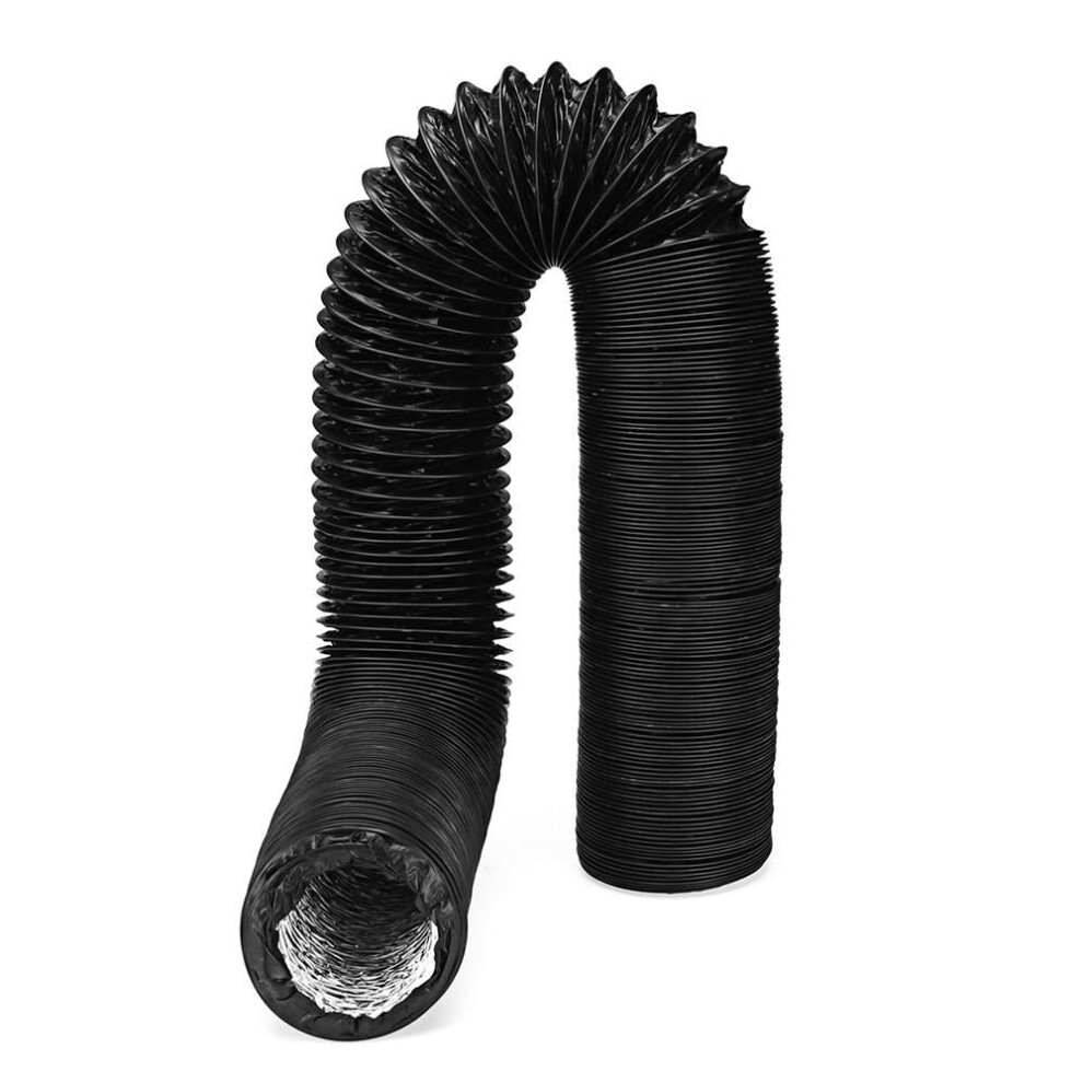 (Black) 8cm Dia 7m Long Universal Portable Air Conditioner Spare Parts Exhaust Hose Vent Tube Connector