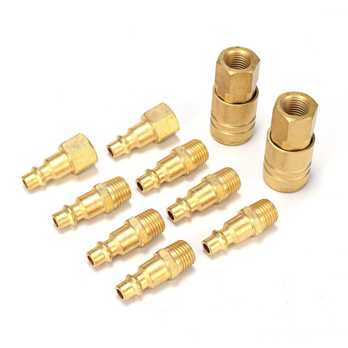 Euro Air Line Hose Fitting Coupling Adapter Compressor Connector Quick Coupler 2