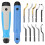 (BS6001) Burr Handle Scraper Deburring Tool 10pcs Deburring Trimming Blade Cutter Tools Kit 2